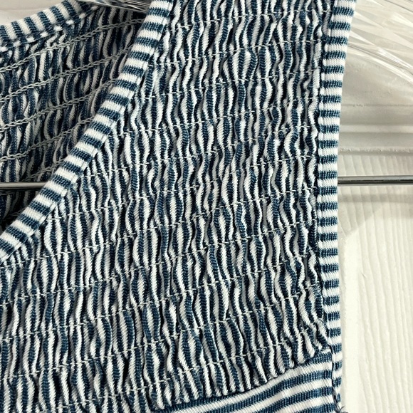 Jane & Delaney Blue & White Striped Tank Top XS - Picture 4 of 12